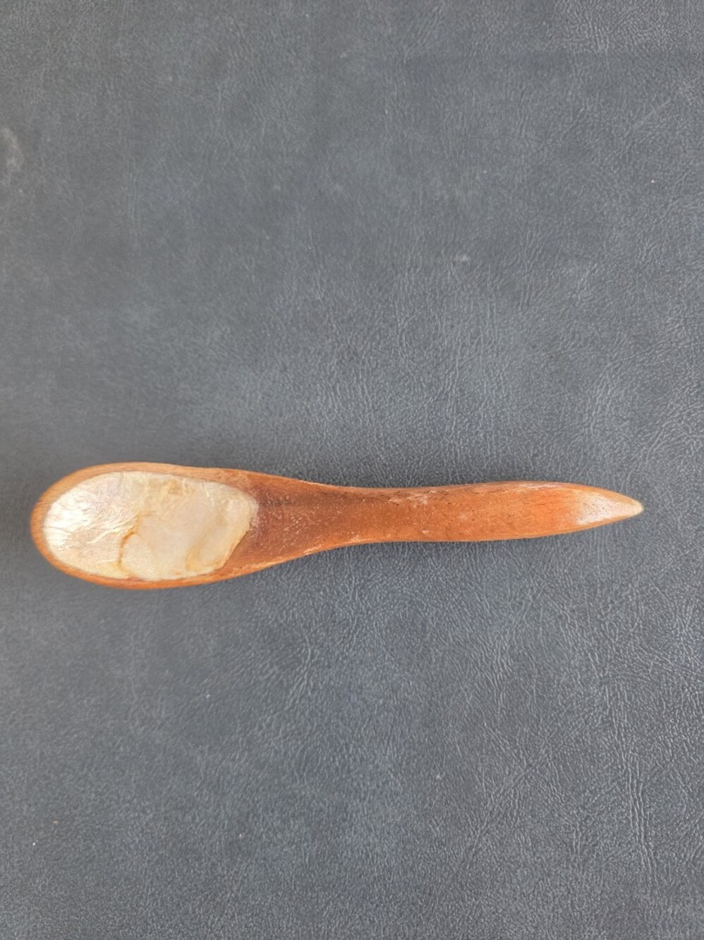 Hand-Carved Wooden Caviar Spoon